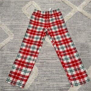 Old Navy Red Plaid Kids Flannel Pajama Pants